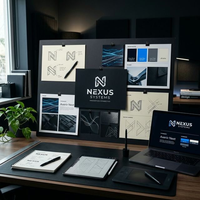 Tech Brand Identity System